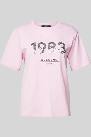Max Mara T-shirt z okrągłym dekoltem model ‘CABINA’