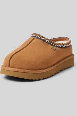 UGG Klapki skórzane z ozdobnym szwem model ‘TASMAN’