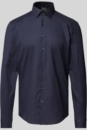 Calvin Klein Koszula biznesowa o kroju regular fit z wyhaftowanym logo model ‘Bari’