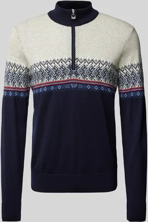 Dale of Norway Sweter wełniany z zapinanym kołnierzem
