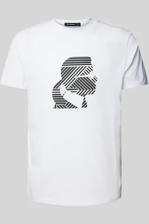 Karl Lagerfeld T-shirt z nadrukiem z logo