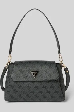 Guess Torba na ramię z nadrukiem z logo na całej powierzchni model ‘SORA’