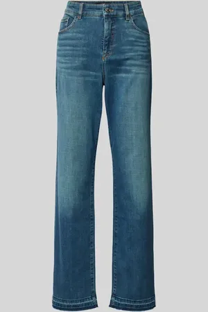 Marc Cain Jeansy o kroju regular fit z 5 kieszeniami