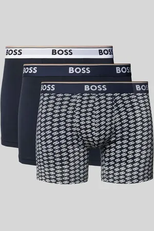 HUGO BOSS Obcisłe bokserki z elastycznym pasem z logo w zestawie 3 szt.