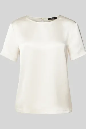Max Mara T-shirt z okrągłym dekoltem model ‘AMBURGO’