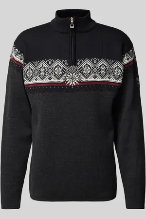 Dale of Norway Sweter wełniany z wyhaftowanym logo model ‘Moritz Mens’