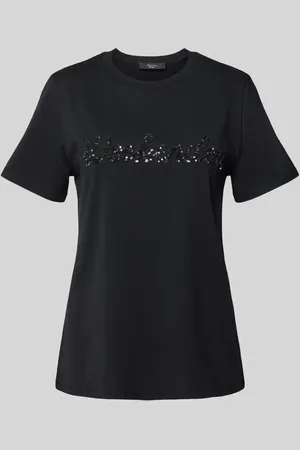 Max Mara T-shirt z okrągłym dekoltem model ‘VELLO’