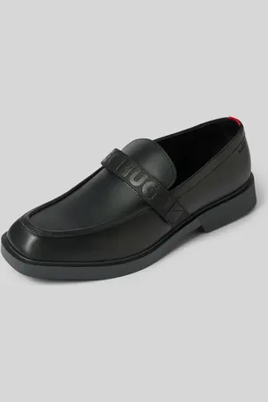 HUGO BOSS Mokasyny z detalami z logo model ‘Iker’