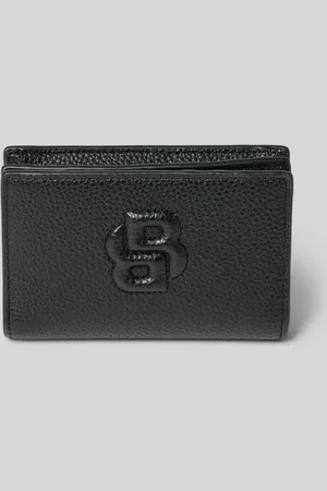 HUGO BOSS Portfel z wyhaftowanym logo model ‘Anett’