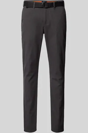 McNeal Chinosy o kroju slim fit z fakturowanym wzorem