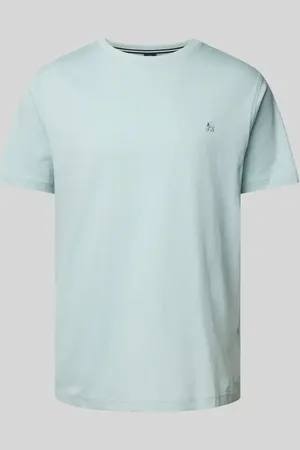 Lerros T-shirt z wyhaftowanym logo