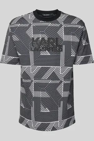 Karl Lagerfeld T-shirt z nadrukiem z logo