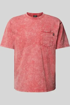 Scotch&Soda T-shirt z prążkowanym okrągłym dekoltem