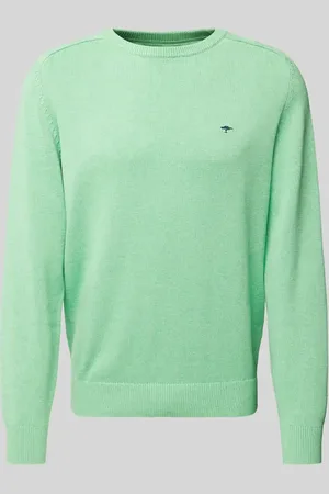 Fynch-Hatton Sweter z dzianiny z wyhaftowanym logo