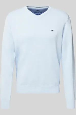 Fynch-Hatton Sweter z dzianiny z wyhaftowanym logo