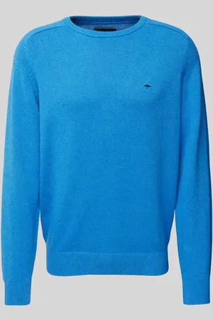 Fynch-Hatton Sweter z dzianiny z wyhaftowanym logo