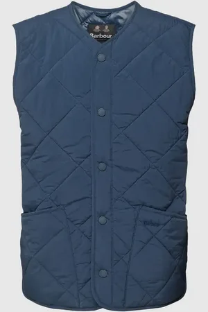 Barbour Kamizelka pikowana z wyhaftowanym logo model ‘BRENT LIDDESDALE’