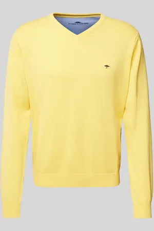 Fynch-Hatton Sweter z dzianiny z wyhaftowanym logo