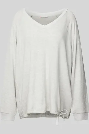 Street one Bluza z prążkowanymi wykończeniami