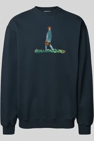 Foret Bluza o kroju regular fit z okrągłym dekoltem model ‘HUNT’