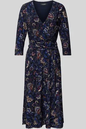 Ralph Lauren Sukienka midi z paskiem w talii model ‘CARLYNA’