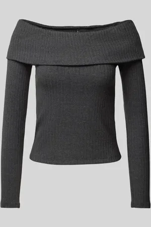 ONLY Bluzka o kroju regular fit z długim rękawem z wiskozy model ‘PIPER’