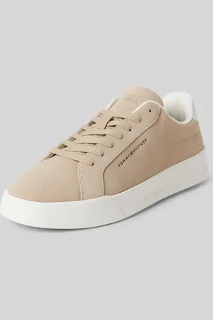 Tommy Hilfiger Sneakersy ze skóry z detalami z logo model ‘COURT BETTER’