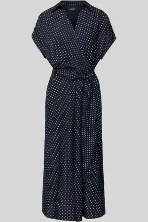Ralph Lauren Sukienka midi z paskiem w talii model ‘FRATILLIO’