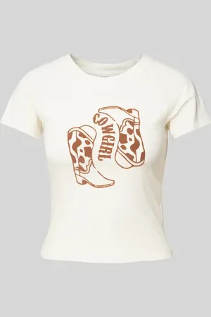 Noisy May T-shirt z nadrukowanym motywem model ‘LOUI’