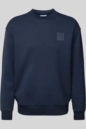 JOOP! Bluza z prążkowanymi wykończeniami model ‘Balram’