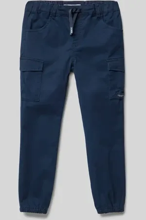 NAME IT Spodnie cargo o kroju regular fit z tunelem model ‘BEN’