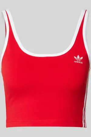 adidas Top krótki z wyhaftowanym logo
