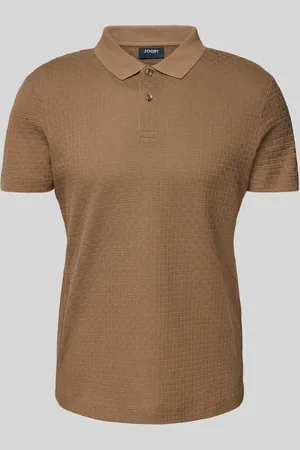 JOOP! Koszulka polo z krótką listwą guzikową model ‘Bradley’