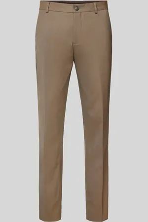 SELECTED Spodnie do garnituru o kroju regular fit z dodatkiem wiskozy model ‘NEIL’