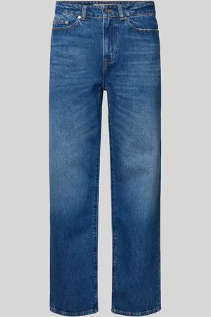 Lacoste Jeansy o luźnym kroju z detalem z logo