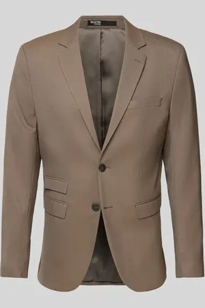 SELECTED Marynarka na dwa guziki o kroju slim fit z kieszeniami z patką model ‘NEIL’