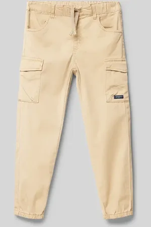 NAME IT Spodnie cargo o kroju regular fit z tunelem model ‘BEN’