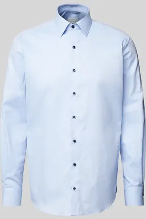 ETERNA Koszula biznesowa o kroju regular fit z jednolitą fakturą