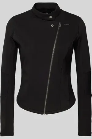 G-Star Kurtka w stylu Biker z aplikacją z logo