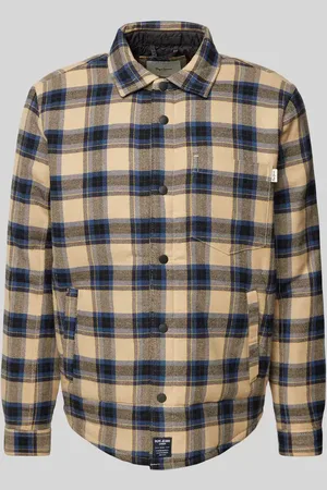Pepe Jeans Kurtka koszulowa o kroju relaxed fit z kieszenią na piersi model ‘STEEVE’
