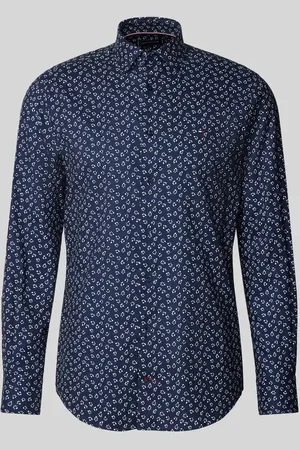 Tommy Hilfiger Koszula biznesowa o kroju regular fit z kołnierzykiem typu kent