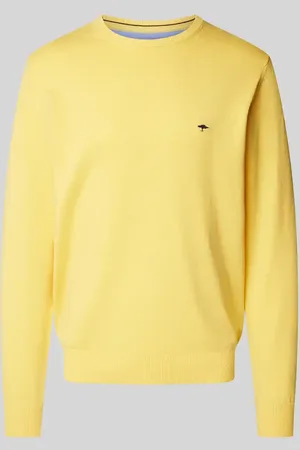 Fynch-Hatton Sweter z dzianiny z okrągłym dekoltem