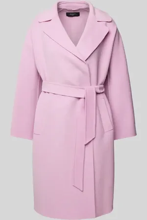 Max Mara Płaszcz wełniany z paskiem w talii model ‘CIVADA’
