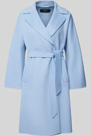 Max Mara Płaszcz wełniany z paskiem w talii model ‘CIVADA’