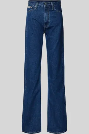 Calvin Klein Jeansy z poszerzaną nogawką i 5 kieszeniami