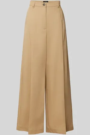 Max Mara Spodnie materiałowe z wpuszczanymi kieszeniami w stylu francuskim model ‘NEBBIE’