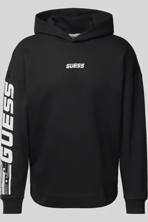 Guess Bluza z kapturem i detalem z logo model ‘DALIM’