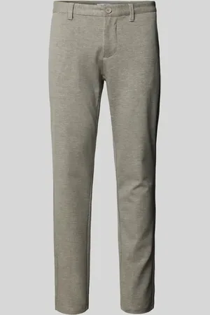 Only & Sons Spodnie o kroju tapered fit ze szlufkami na pasek model ‘MARK’