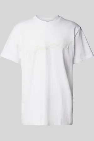 G-Star T-shirt o luźnym kroju z nadrukiem z logo model ‘Flock’