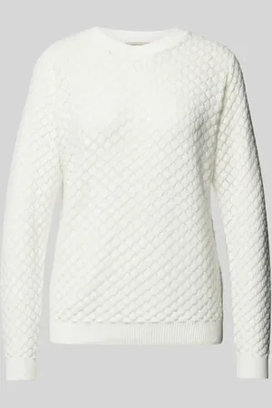 Freequent Sweter z dzianiny z prążkowanymi wykończeniami model ‘Dodo’